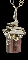 Tourmaline and Sterling Pendant
