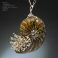 Nautilus and Sterling Pendant