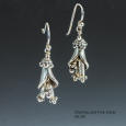 Sterling and Fine Silver Lilygirl Earrings